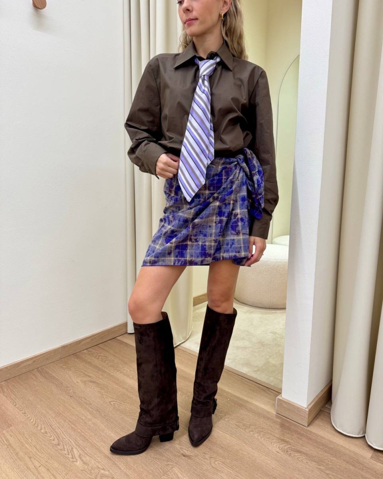 Gonna pareo Nomad check viola HaveOne Shop Online Gonna pareo Nomad check viola HaveOne