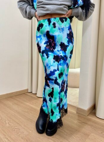 Shop Online Longuette PEONIE acquarello turchese Tensione In