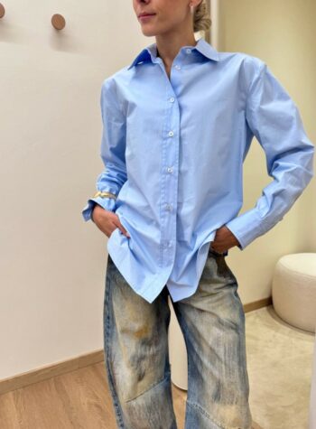 Shop Online Camicia classica celeste Souvenir