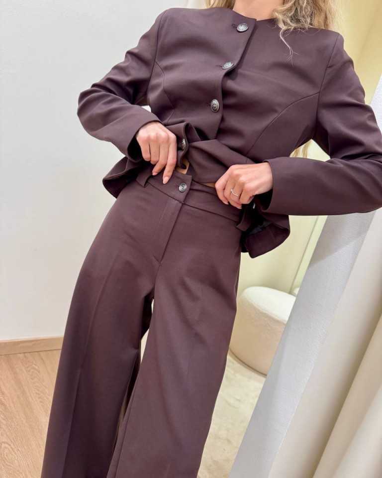 Pantalone palazzo classico moro Tensione In Shop Online Pantalone palazzo classico moro Tensione In