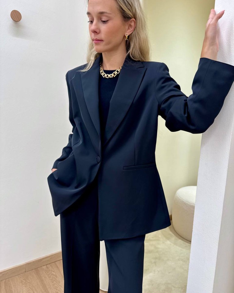 Giacca fluida nera Susy Mix Shop Online Giacca fluida nera Susy Mix