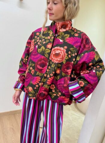 Shop Online Bomber Nomad colibri verde e bordeaux HaveOne