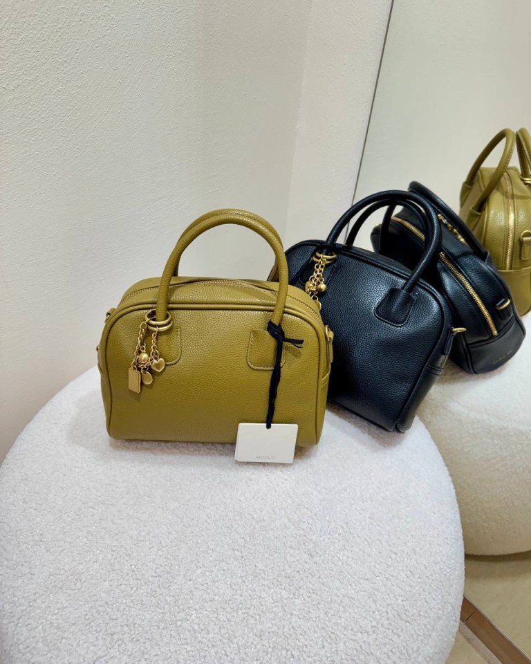 Borsa Slide chain ecopelle olio Vicolo Shop Online Borsa Slide chain ecopelle olio Vicolo