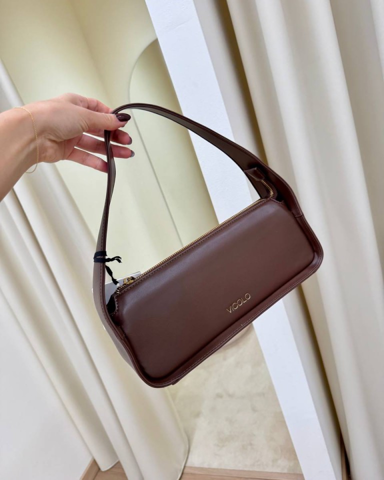 Borsa Deva ecopelle moka Vicolo Shop Online Borsa Deva ecopelle moka Vicolo