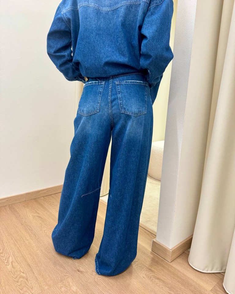 Jeans Ariel barrel wide leg blu medio Tensione In Shop Online Jeans Ariel barrel wide leg blu medio Tensione In