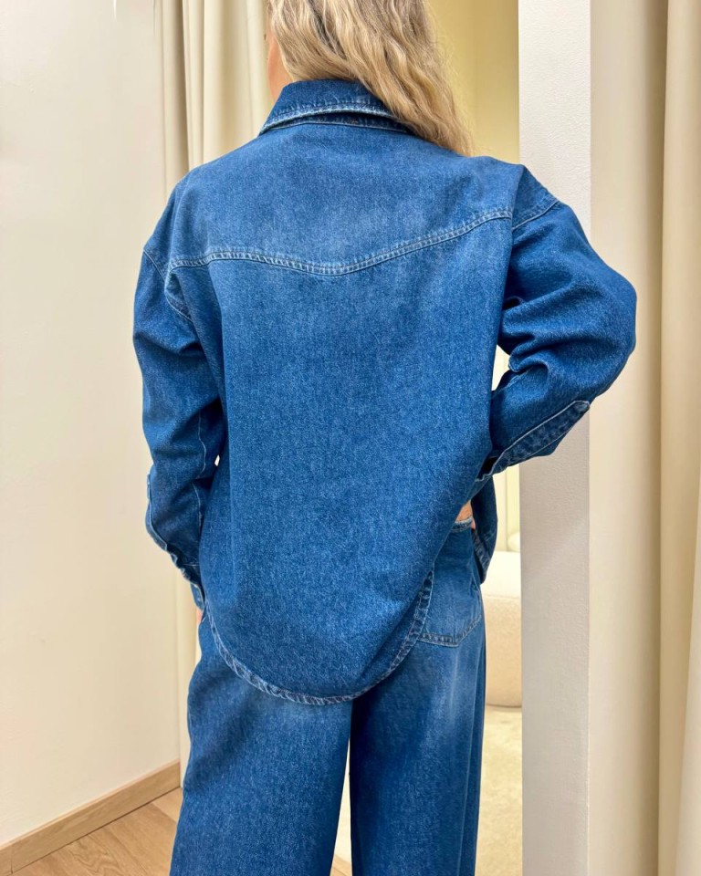 Camicia Ray denim blu medio Tensione In Shop Online Camicia Ray denim blu medio Tensione In