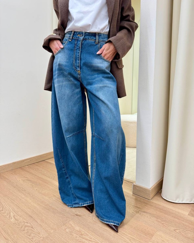 Jeans Louvre barrel gamba ampia Tensione In Shop Online Jeans Louvre barrel gamba ampia Tensione In
