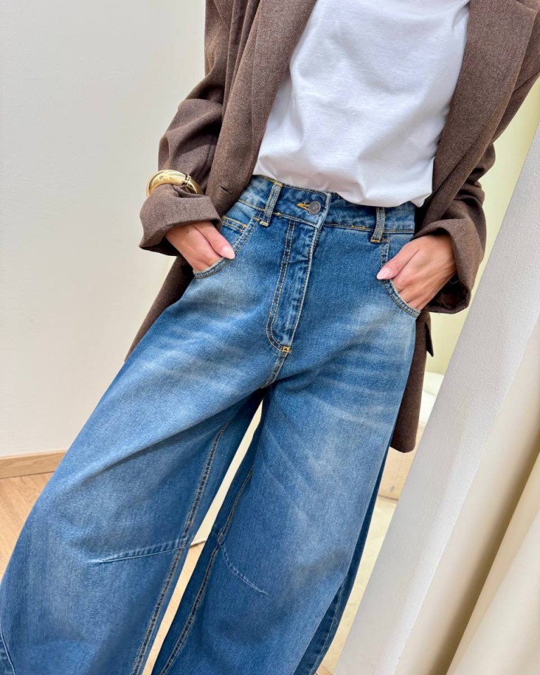 Jeans Louvre barrel gamba ampia Tensione In Shop Online Jeans Louvre barrel gamba ampia Tensione In