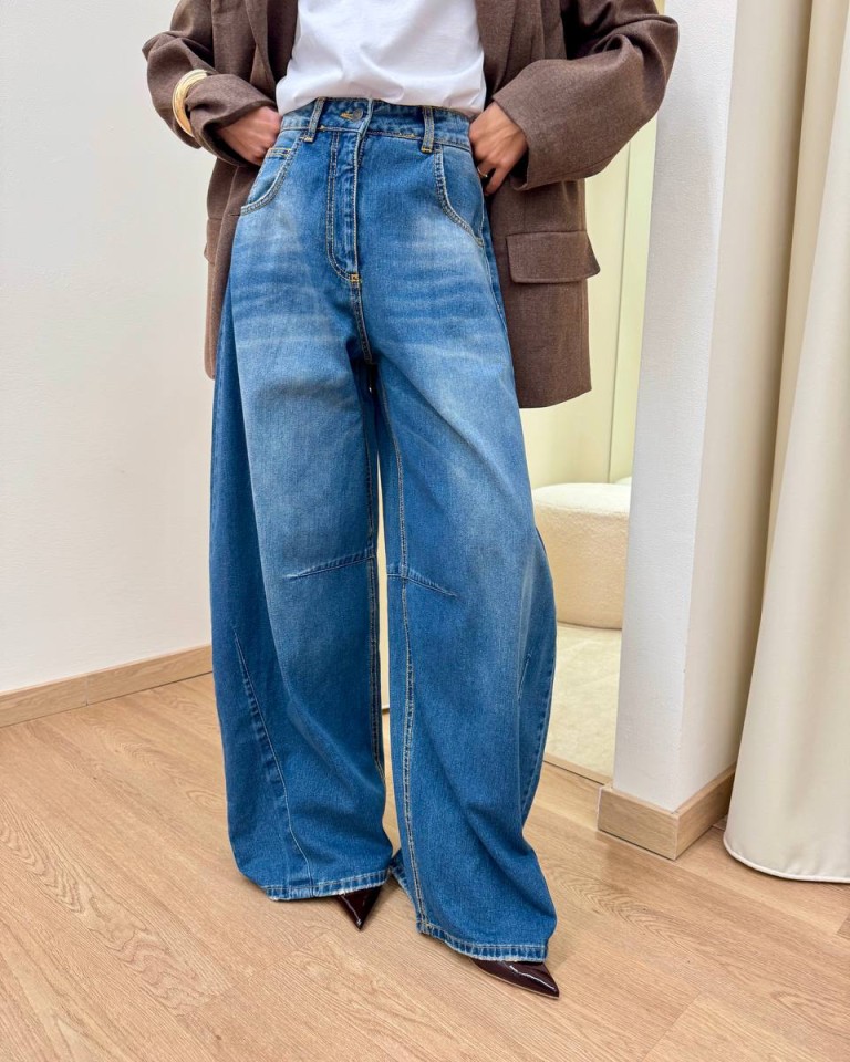 Jeans Louvre barrel gamba ampia Tensione In Shop Online Jeans Louvre barrel gamba ampia Tensione In