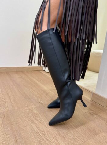 Shop Online Stivale GILDA in pelle nero Gisél Moiré