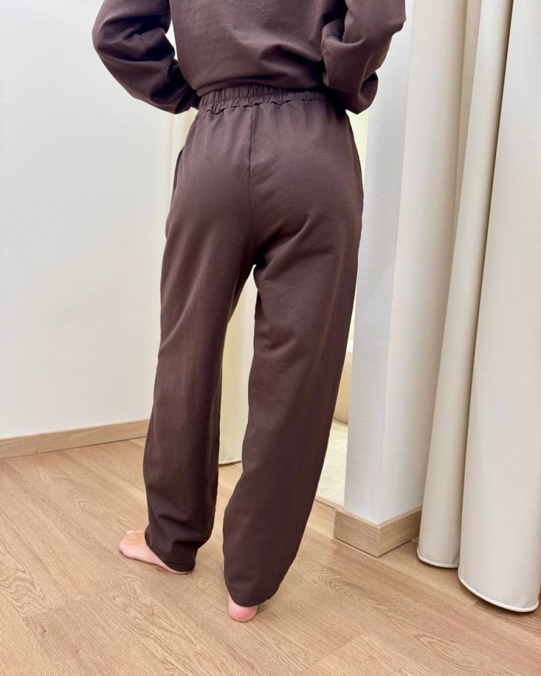Completo felpa pantalone barrel moro Susy Mix Shop Online Completo felpa pantalone barrel moro Susy Mix