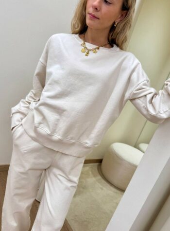 Shop Online Completo felpa pantalone barrel burro Susy Mix