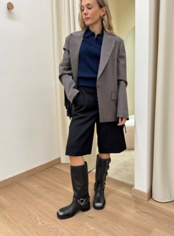 Shop Online Bermuda taglio classico nero HaveOne