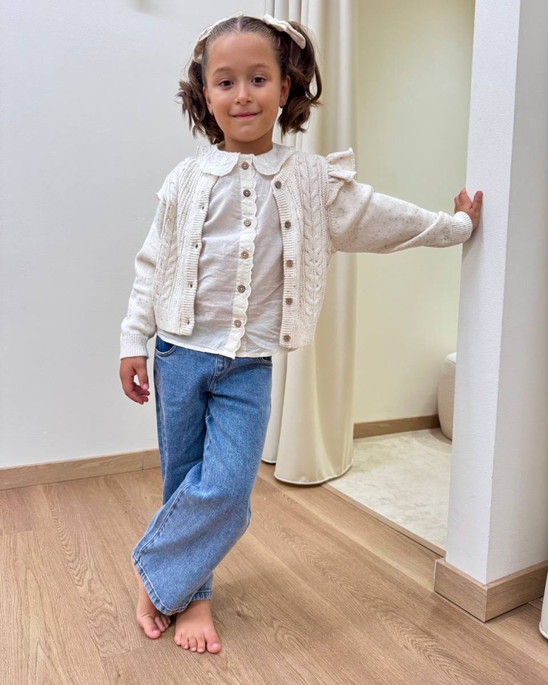 Cardigan trecce e rouches panna Lil'Atelier Shop Online Cardigan trecce e rouches panna Lil'Atelier