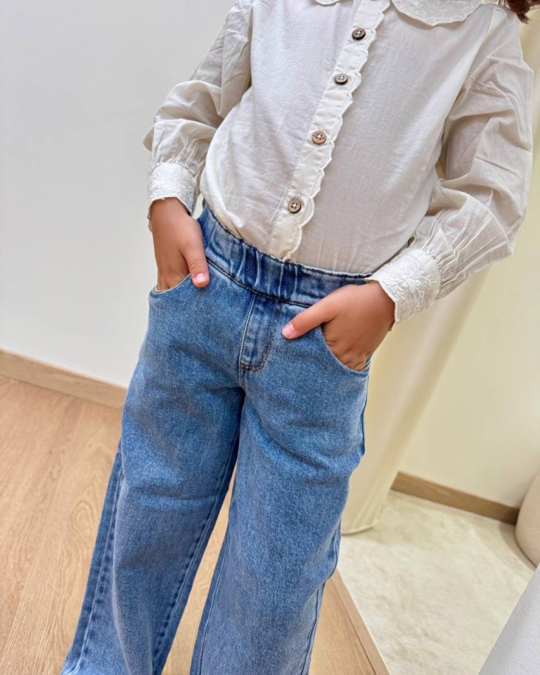 Jeans dritto blu chiaro Lil'Atelier Shop Online Jeans dritto blu chiaro Lil'Atelier