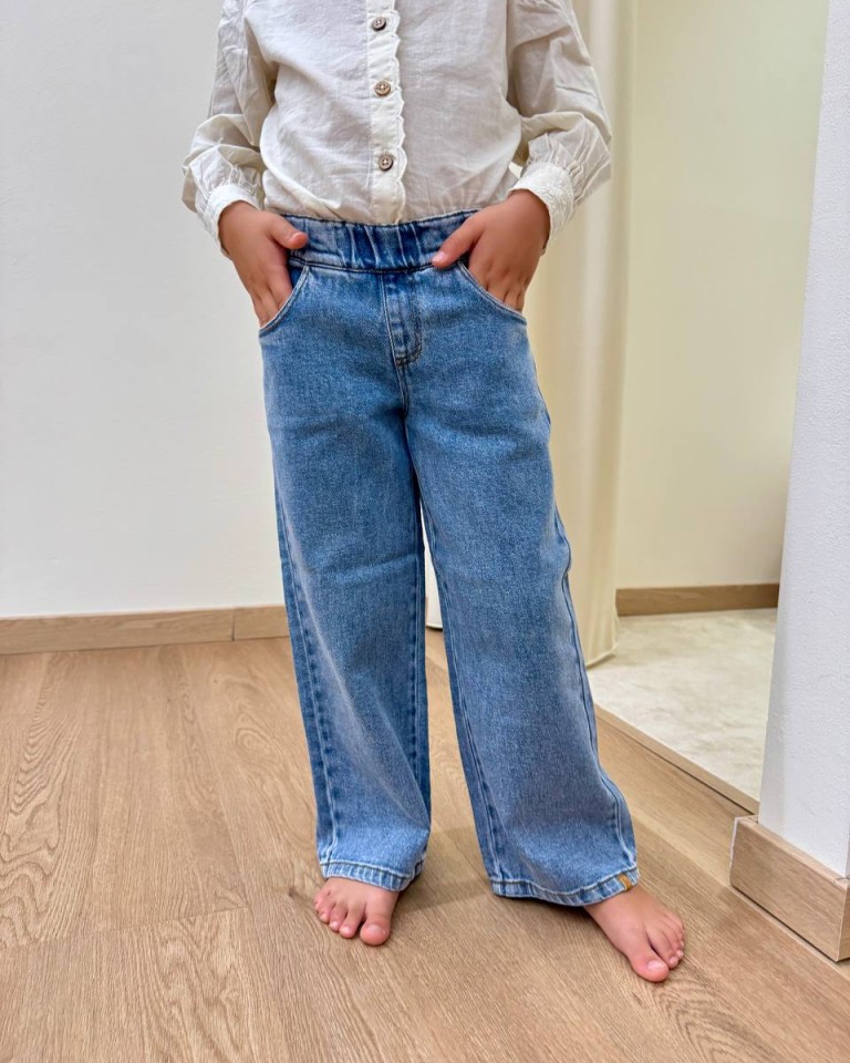 Jeans dritto blu chiaro Lil'Atelier Shop Online Jeans dritto blu chiaro Lil'Atelier