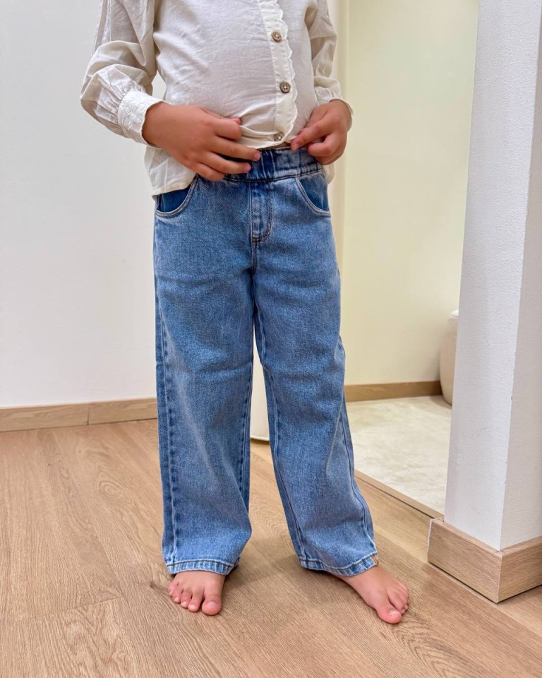 Jeans dritto blu chiaro Lil'Atelier Shop Online Jeans dritto blu chiaro Lil'Atelier