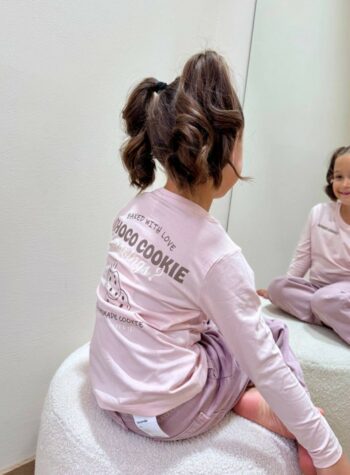 Shop Online Maglia rosa stampa "choco cookie" Name It