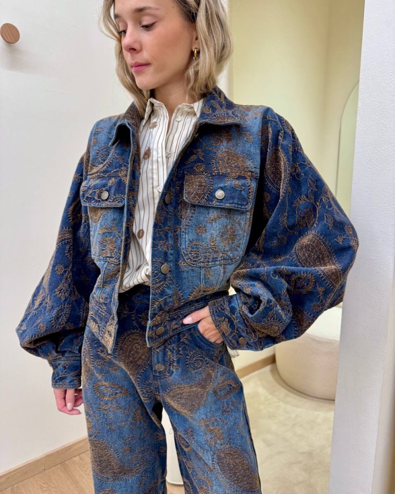 Giacca corta denim e velluto Tensione In Shop Online Giacca corta denim e velluto Tensione In