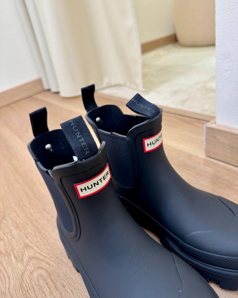 Stivale basso in gomma nero HUNTER Shop Online Stivale basso in gomma nero HUNTER