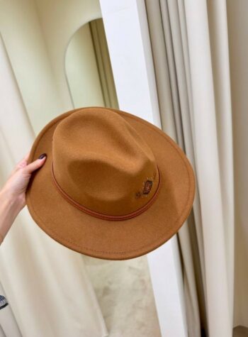 Shop Online Cappello cowboy con ricamo cammello Vicolo