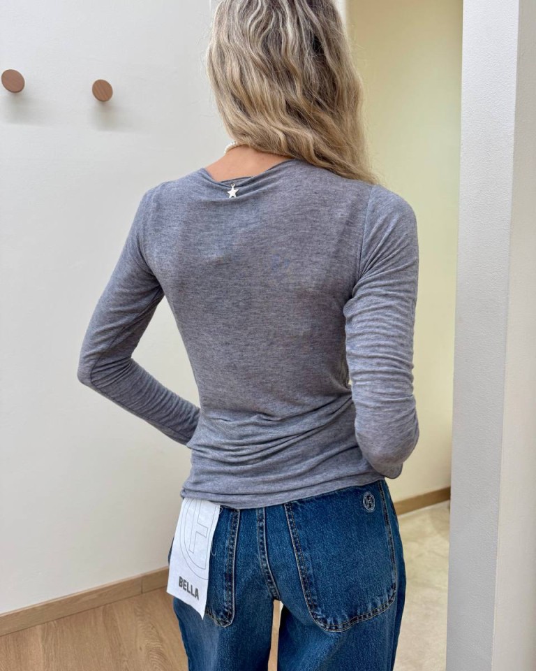 Maglia second skin grigio melange Souvenir Shop Online Maglia second skin grigio melange Souvenir