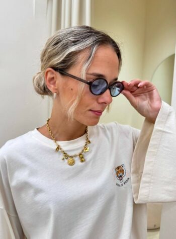 Shop Online Occhiale da sole Tokyo mocha e blu OS Sunglasses