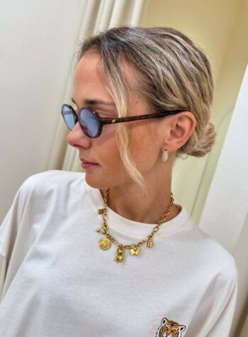 Shop Online Occhiale da sole Tokyo mocha e blu OS Sunglasses