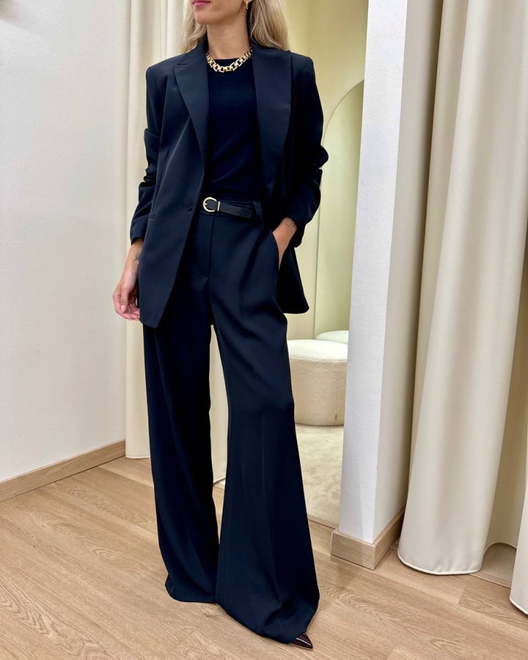 Giacca fluida nera Susy Mix Shop Online Giacca fluida nera Susy Mix