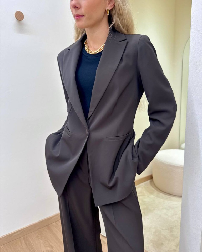 Giacca fluida moro Susy Mix Shop Online Giacca fluida moro Susy Mix
