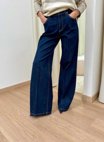 Shop Online Jeans palazzo blu scuro Susy Mix