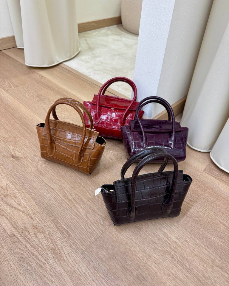 Borsa rigida mini croco moro Shop Online Borsa rigida mini croco moro
