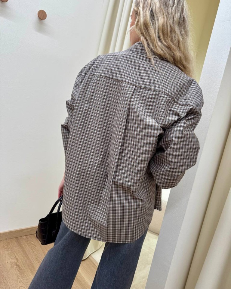 Camicia check beige HaveOne Shop Online Camicia check beige HaveOne