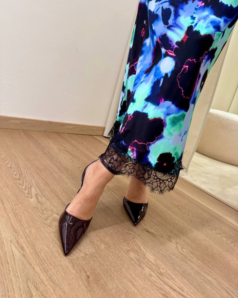 Gonna midi PEONIE acquarello turchese Tensione In Shop Online Gonna midi PEONIE acquarello turchese Tensione In