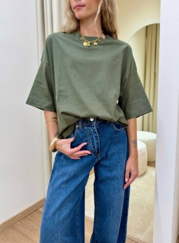 Shop Online T-shirt over verde militare HaveOne