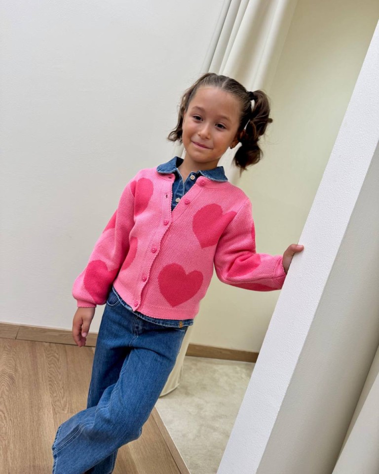 Cardigan cuori rosa chiaro e scuro Name It Shop Online Cardigan cuori rosa chiaro e scuro Name It