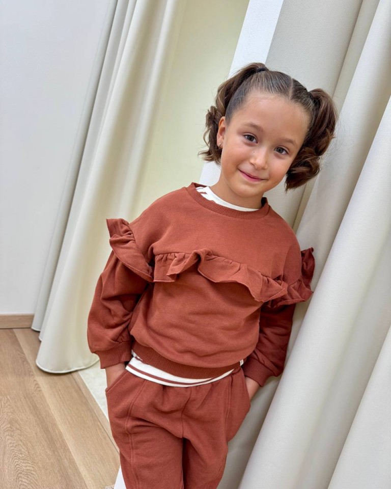 Felpa rouches ruggine Lil' Atelier Shop Online Felpa rouches ruggine Lil' Atelier