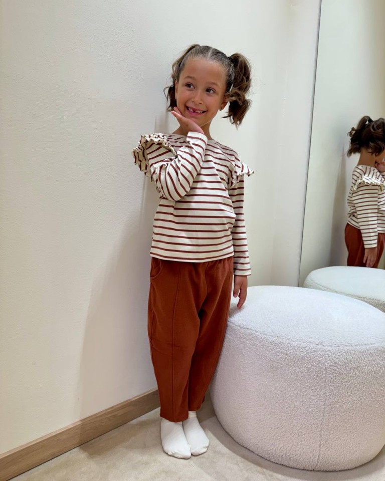 Maglietta righe burro e ruggine Lil'Atelier Shop Online Maglietta righe burro e ruggine Lil'Atelier