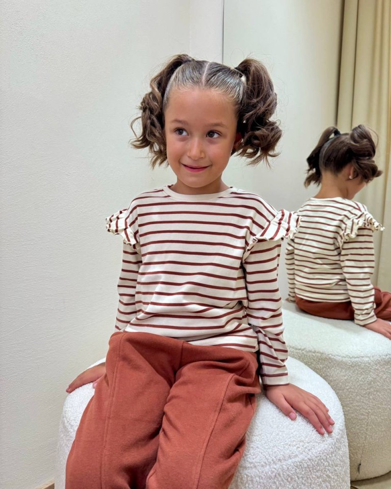 Maglietta righe burro e ruggine Lil'Atelier Shop Online Maglietta righe burro e ruggine Lil'Atelier