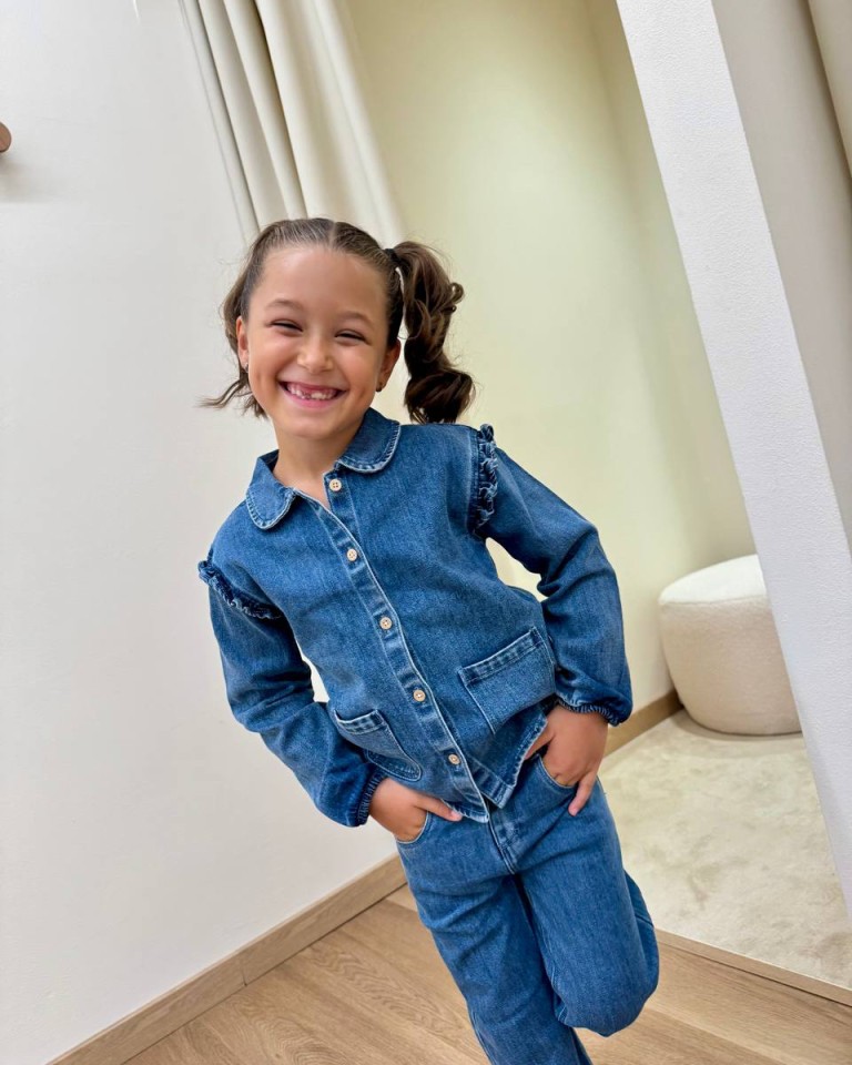 Camicia in denim rouches Lil'Atelier Shop Online Camicia in denim rouches Lil'Atelier