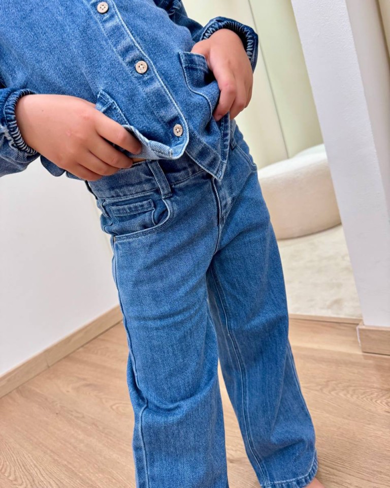 Jeans morbido blu medio Lil' Atelier Shop Online Jeans morbido blu medio Lil' Atelier