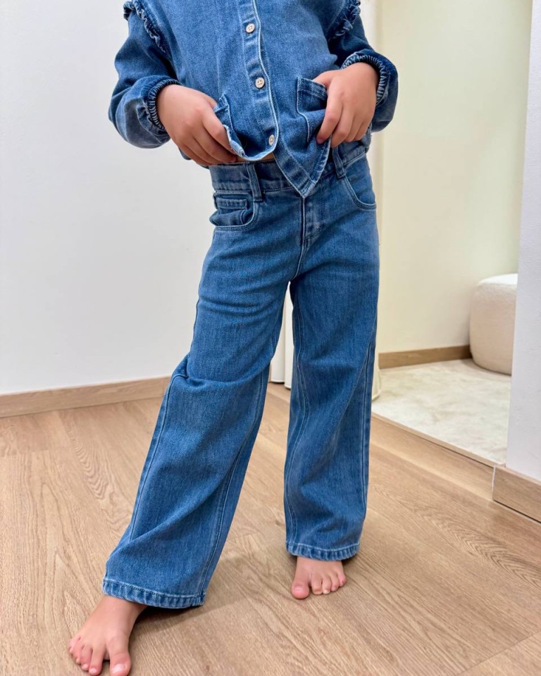 Jeans morbido blu medio Lil' Atelier Shop Online Jeans morbido blu medio Lil' Atelier