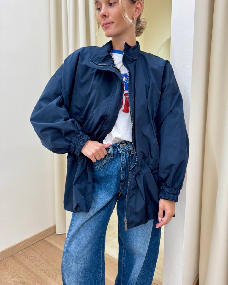 Giacca anti vento blu HaveOne Shop Online Giacca anti vento blu HaveOne