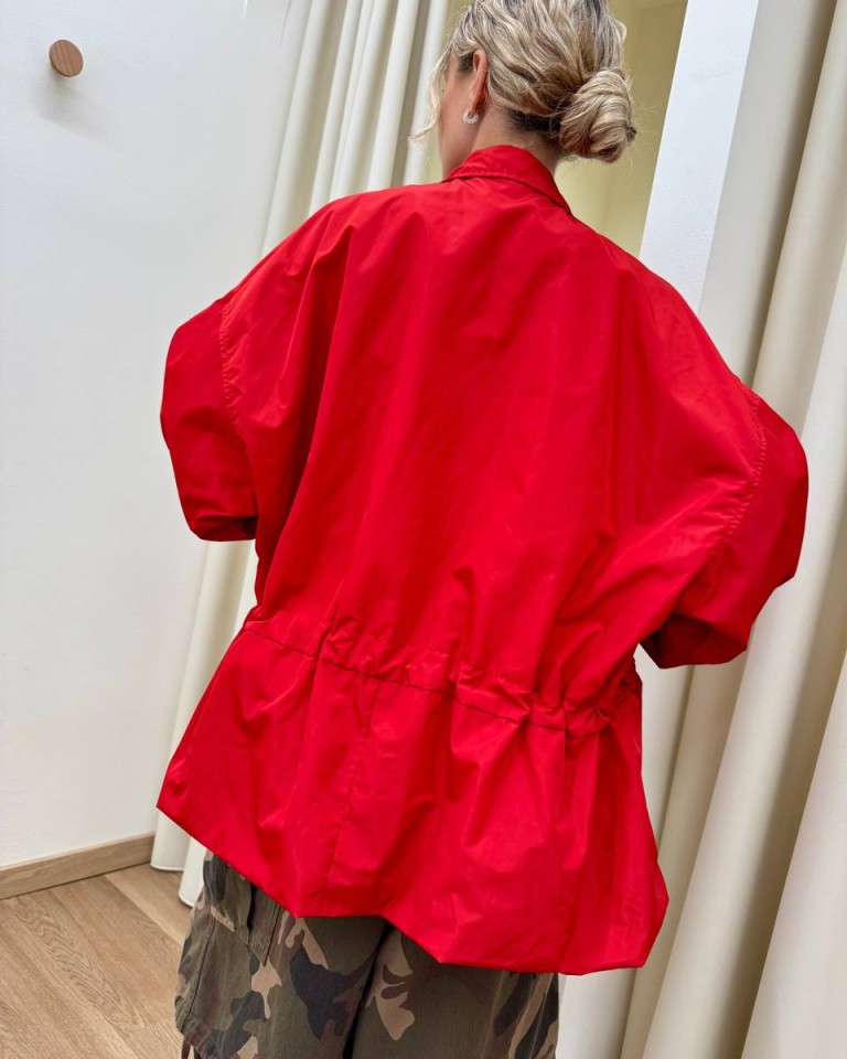Giacca anti vento rossa HaveOne Shop Online Giacca anti vento rossa HaveOne