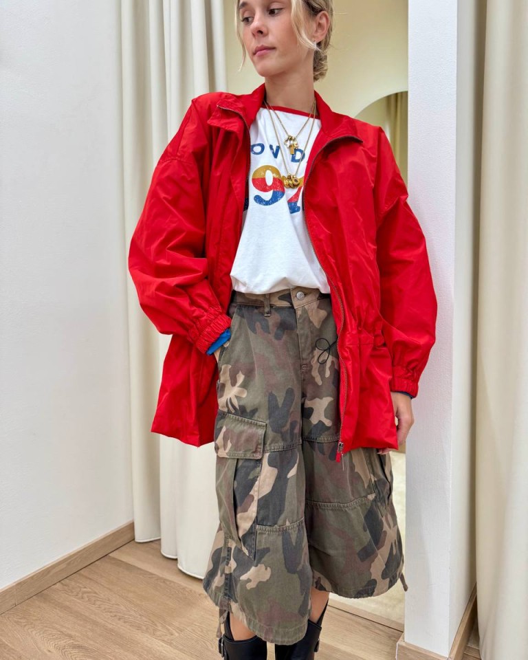 Giacca anti vento rossa HaveOne Shop Online Giacca anti vento rossa HaveOne