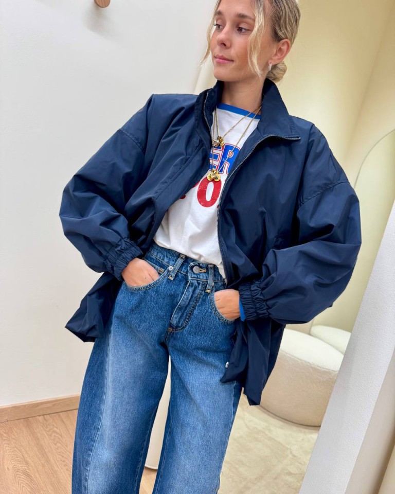 Giacca anti vento blu HaveOne Shop Online Giacca anti vento blu HaveOne