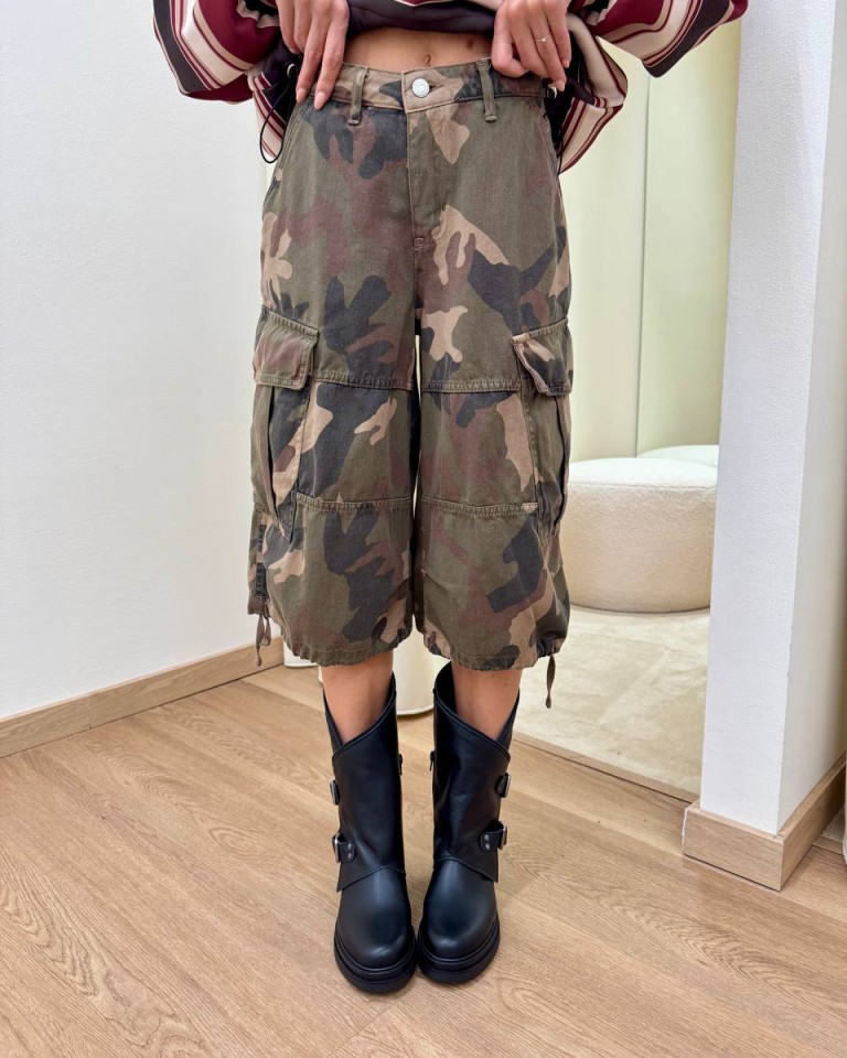 Bermuda tastoni fantasia mimetica militare HaveOne Shop Online Bermuda tastoni fantasia mimetica militare HaveOne