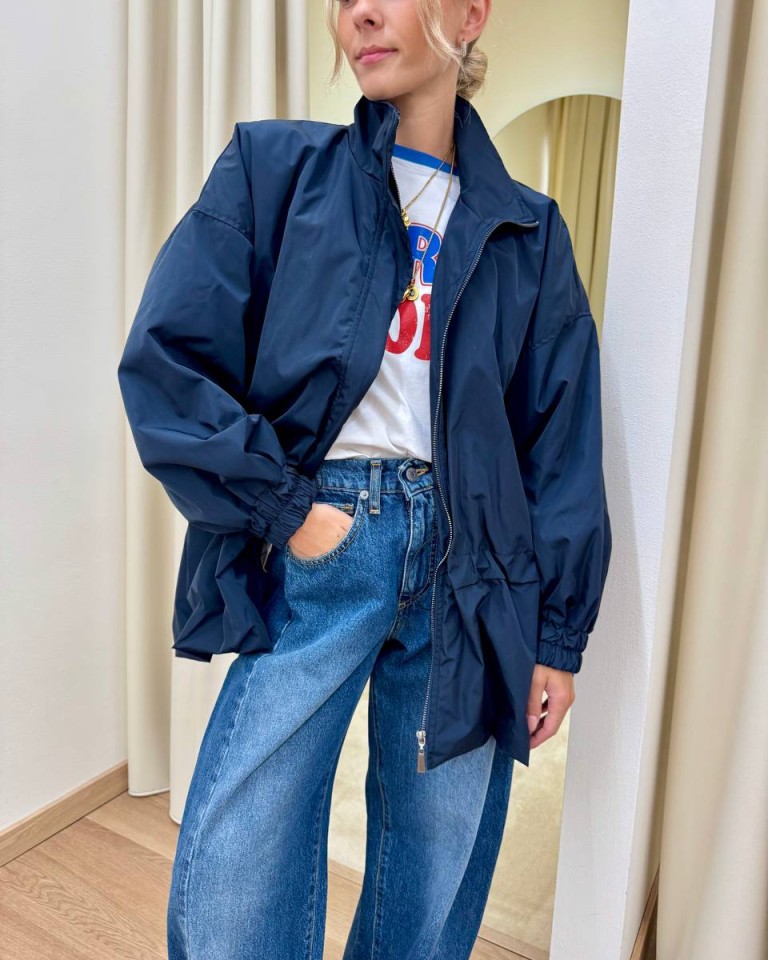 Giacca anti vento blu HaveOne Shop Online Giacca anti vento blu HaveOne