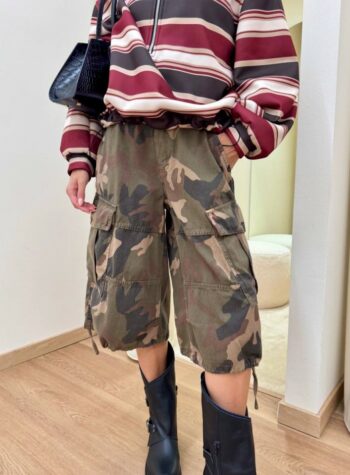 Shop Online Bermuda tastoni fantasia mimetica militare HaveOne