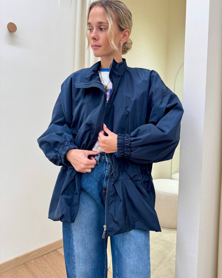 Giacca anti vento blu HaveOne Shop Online Giacca anti vento blu HaveOne